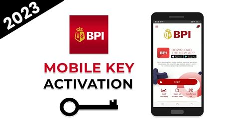 continue on your mobile key device bpi